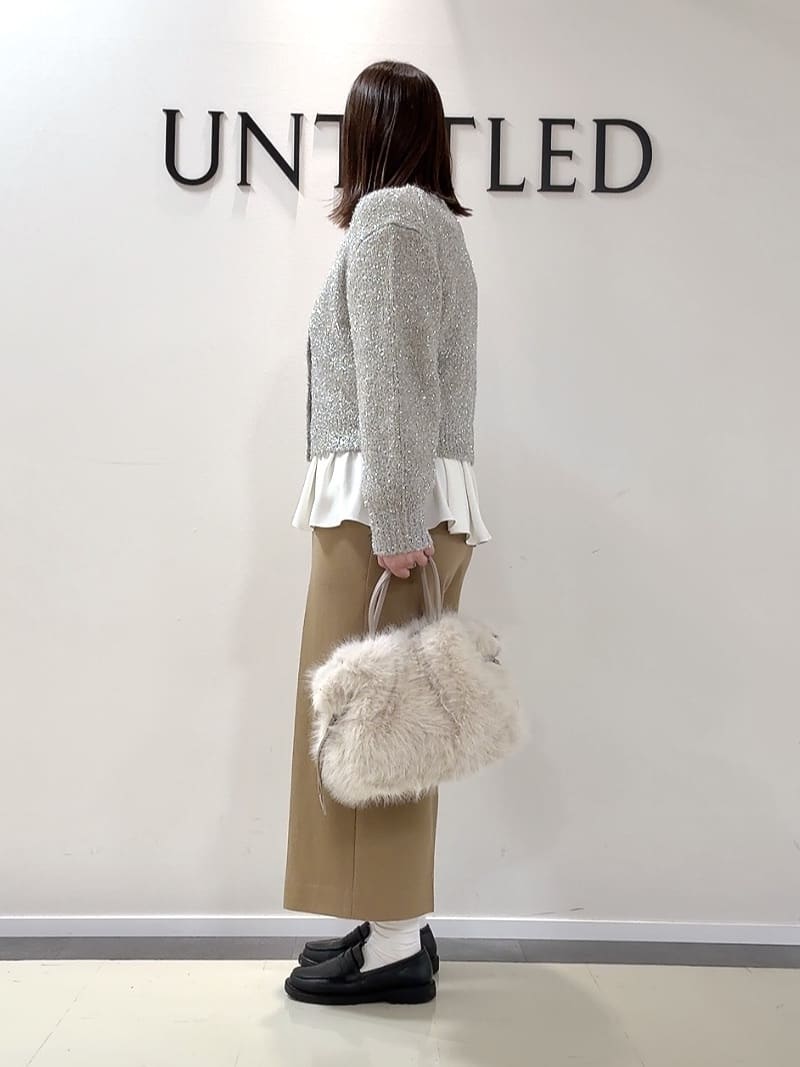 YUIさんの「UNTITLED｜【ロング丈/軽やか】テーラード　リバーコート」を使ったコーディネート