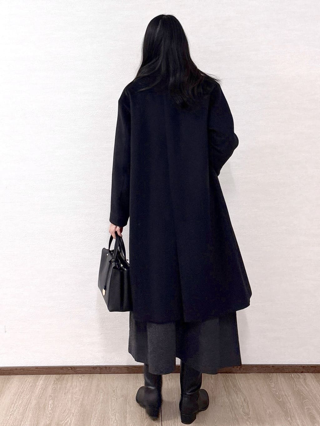sachikoさんの「OPAQUE.CLIP｜カシミヤブレンドウールチェスターコート」を使ったコーディネート