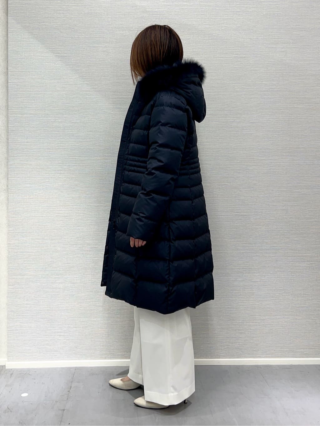 Shinakoさんの「UNTITLED｜【はっ水機能/フード取り外し可/防寒】ロングダウンコート」を使ったコーディネート