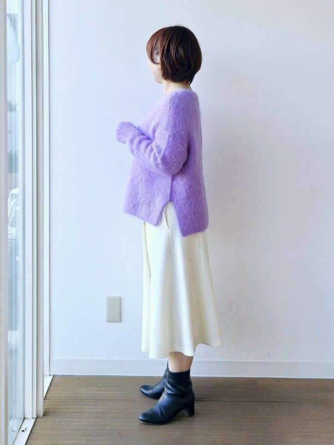 やじまさんの「UNTITLED｜【軽量／ウール混】ライトフォルム ロングコート」を使ったコーディネート