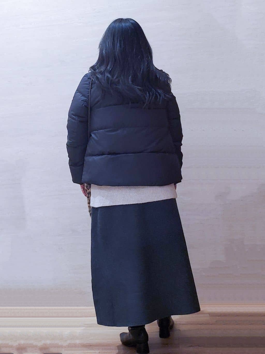 ちぃさんの「OPAQUE.CLIP｜撥水ショートダウン【防風／抗菌防臭／洗濯機洗い可】《SS～LL》」を使ったコーディネート