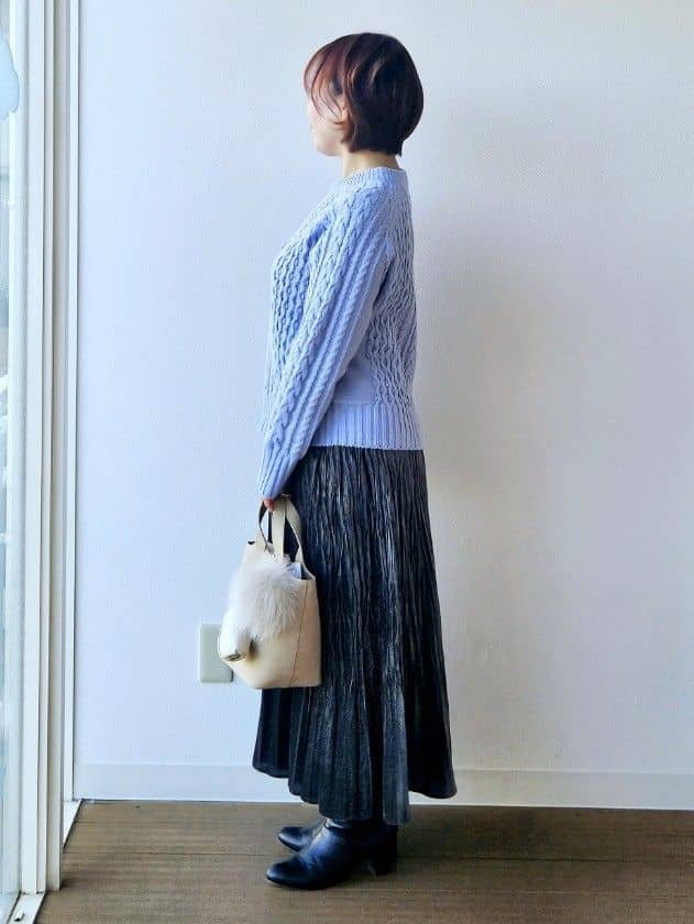 やじまさんの「UNTITLED｜【軽量／ウール混】ライトフォルム ロングコート」を使ったコーディネート