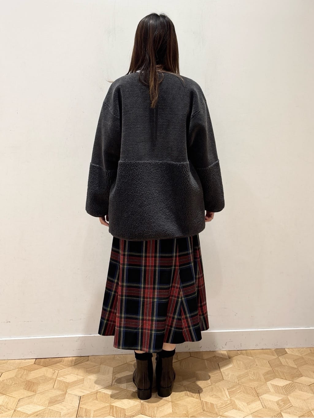 YUMIさんの「Dessin｜【2WAY】フェイクムートンコート」を使ったコーディネート