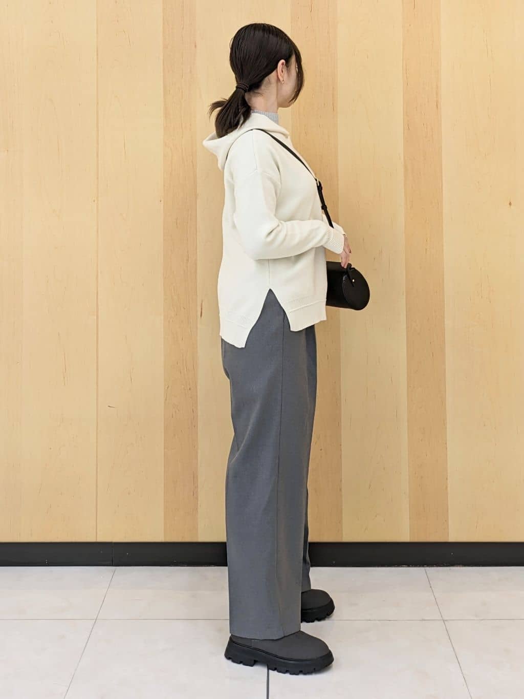 Ayakaさんの「Dessin｜【洗える】リブタートルネックニット」を使ったコーディネート