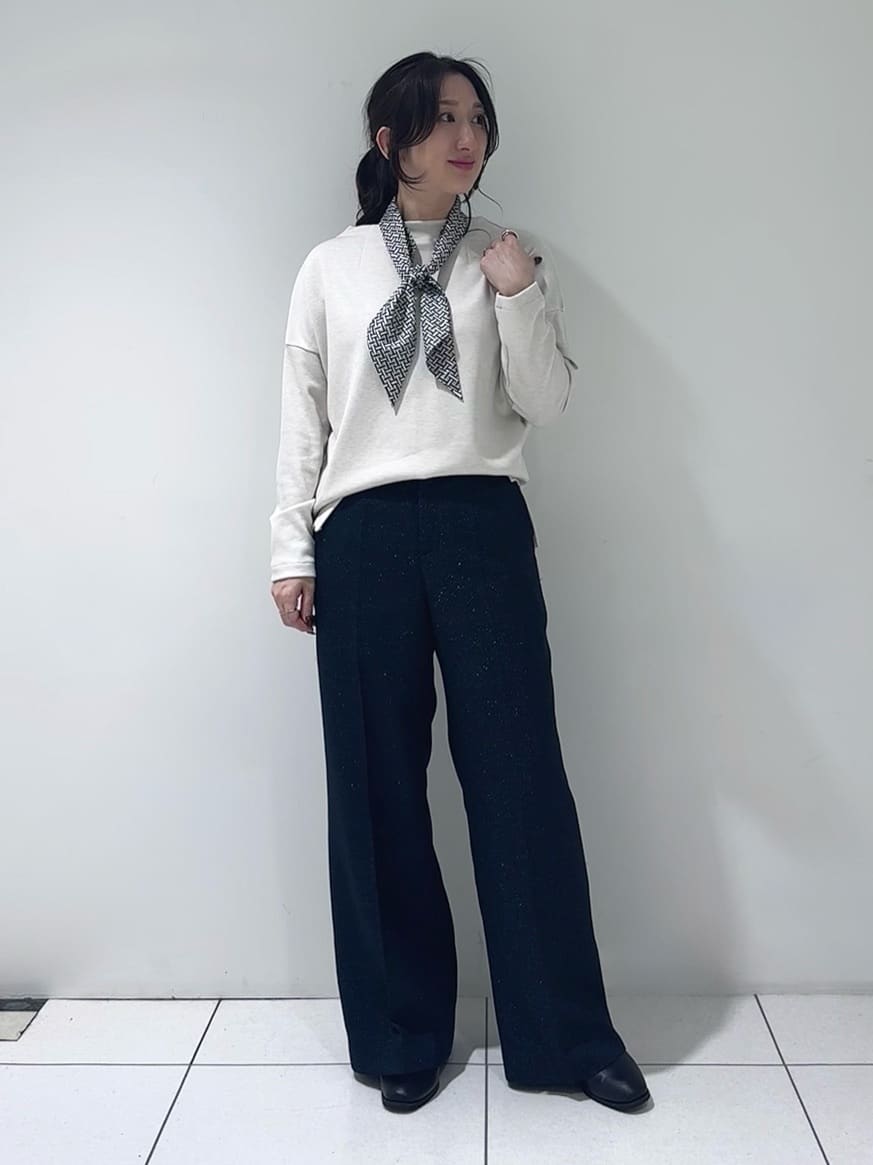 そんさんの「INDIVI｜【超軽量／蓄熱】ライトパフチェスターコート」を使ったコーディネート
