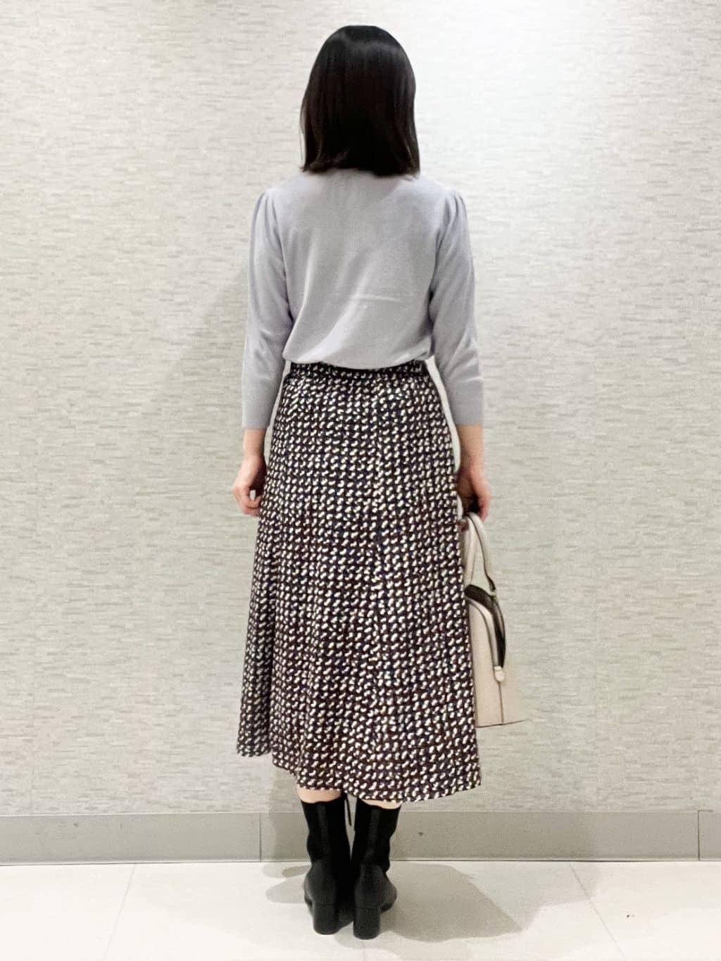 marikoさんの「Reflect｜【選べる5色／アンサンブル可】プチハイネックリブニット」を使ったコーディネート