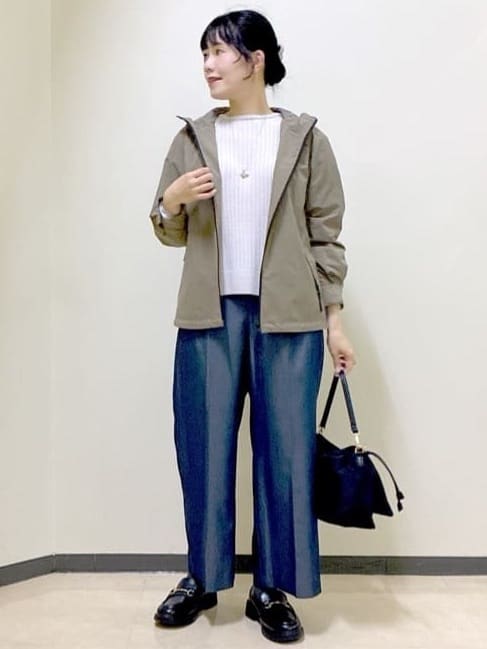  beni_gingerさんの「Reflect｜【ゆったり着られる◎】ワイドリブニットプルオーバー」を使ったコーディネート