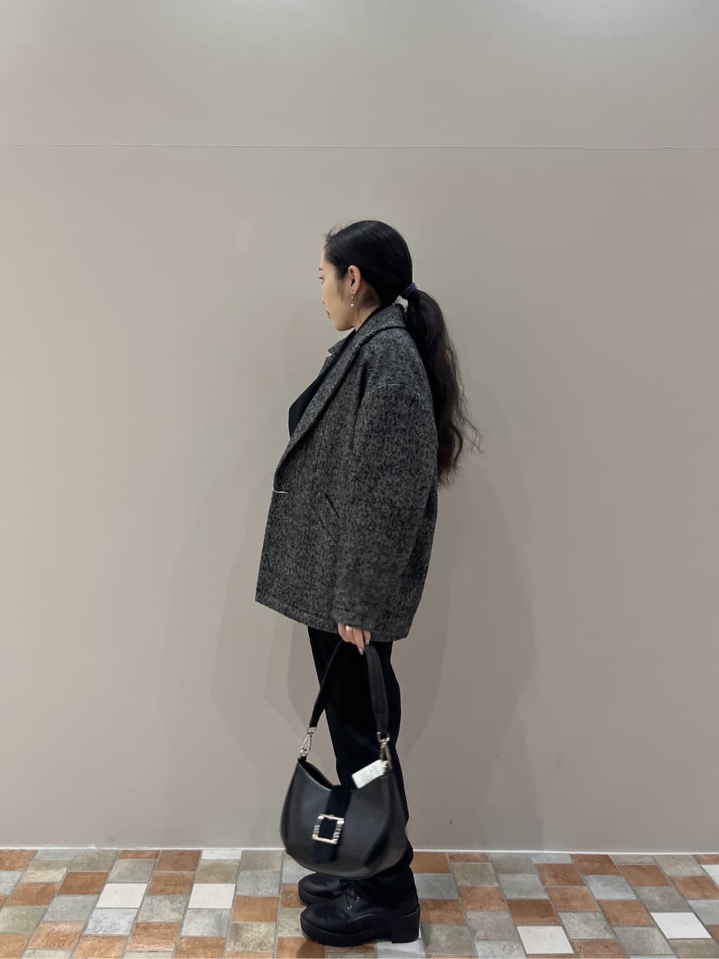 Uminoさんの「INDIVI｜Comfy SET UP｜ダブルブレストジャケット【再入荷／セットアップ対応／通勤／カセット服】」を使ったコーディネート