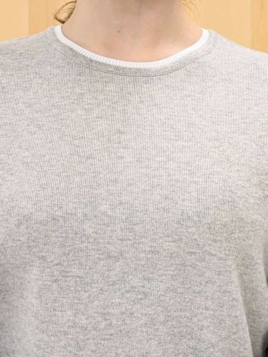 Ayakaさんの「Dessin｜【洗える】カシミヤブレンドスウェットライクニット」を使ったコーディネート