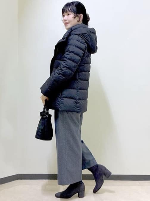  beni_gingerさんの「Reflect｜【SS-4Lサイズ】フーデッドミドルダウンコート」を使ったコーディネート