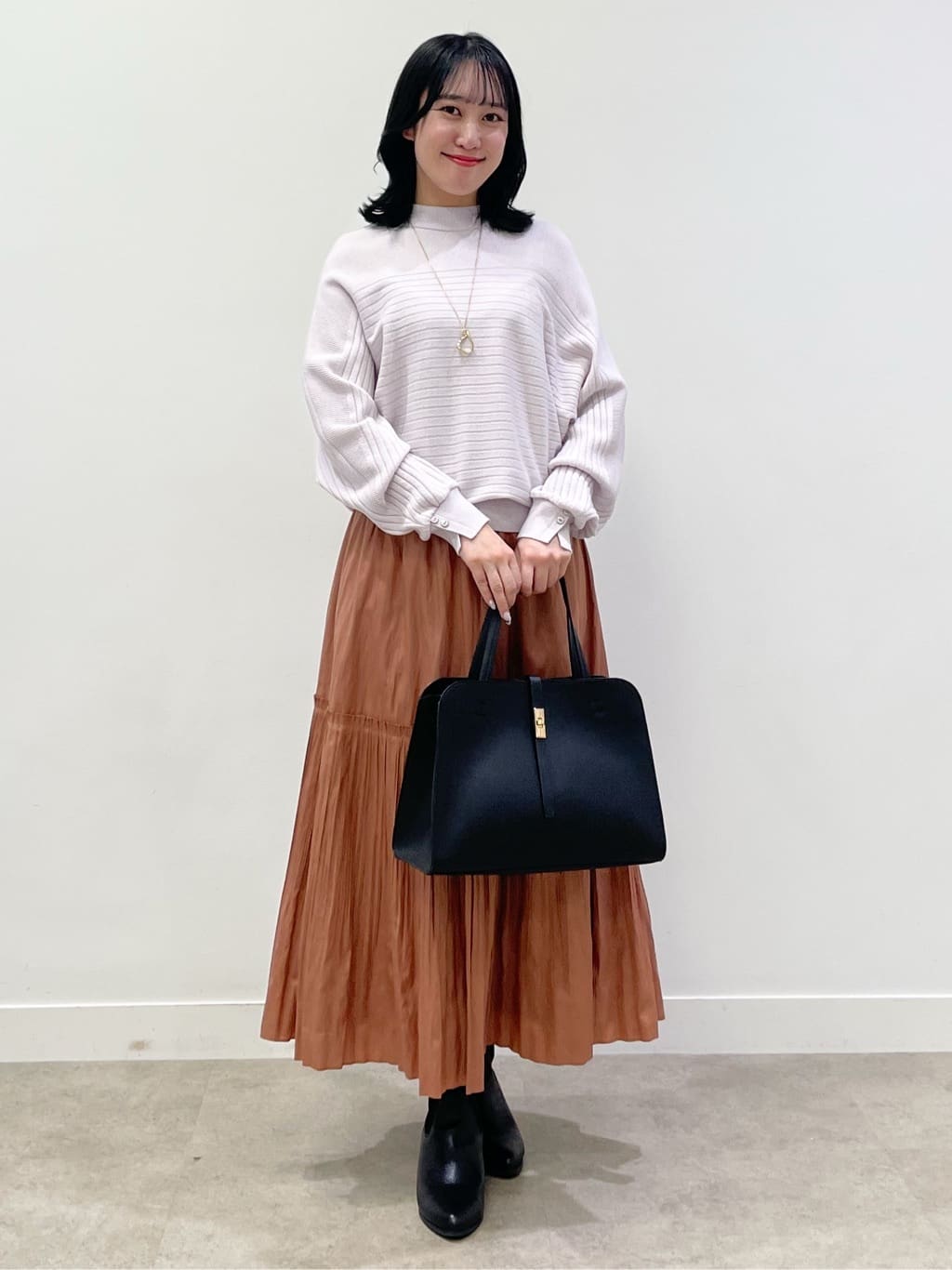 yukariさんの「Reflect｜【秋映え／ゆったり着られる◎】ドルマンシルエットニット」を使ったコーディネート