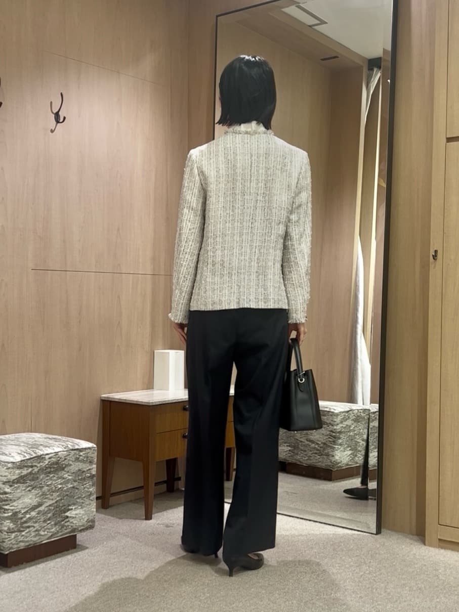 RISAさんの「UNTITLED｜【仕事着/スーツ】ファンシーツイード ジャケット」を使ったコーディネート