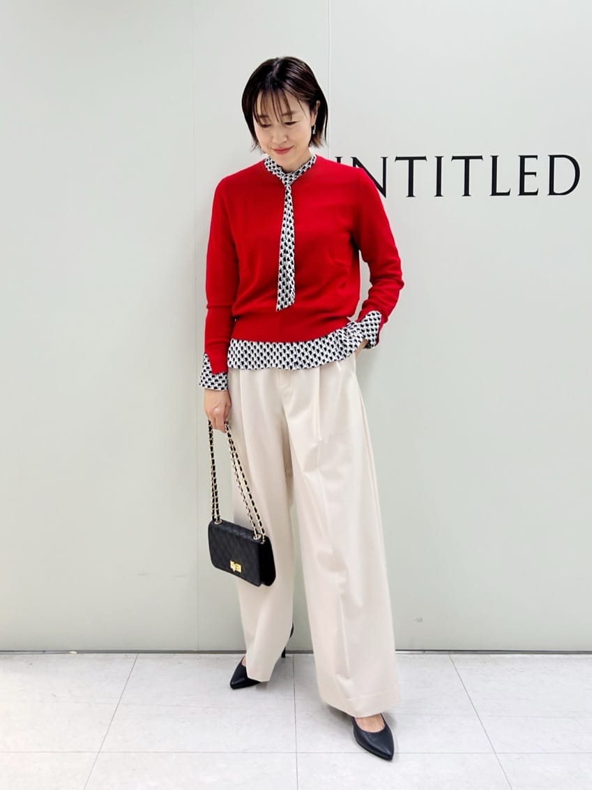 Mikiさんの「UNTITLED｜【アンサンブル可/洗える】ウォームスパンニット」を使ったコーディネート