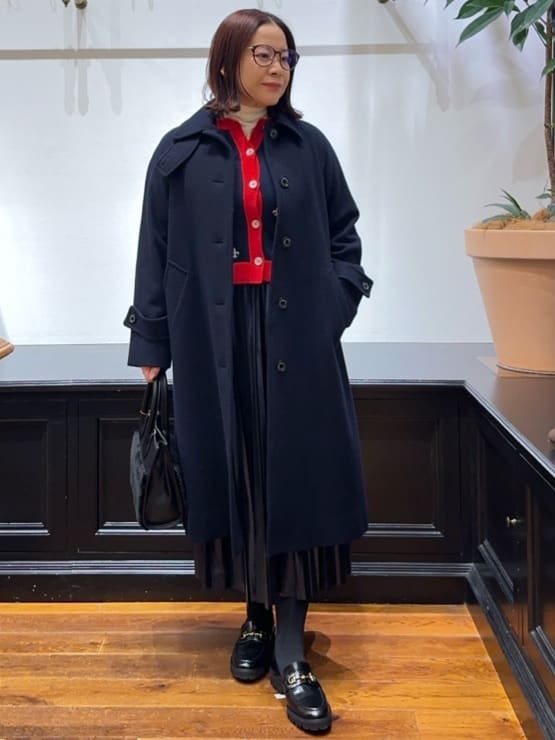 Asamiさんの「DRESSTERIOR｜◆リリィクレストカーディガン」を使ったコーディネート