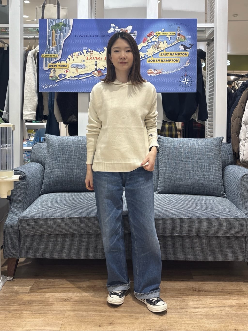 risaさんの「Dessin｜シャギーコート」を使ったコーディネート