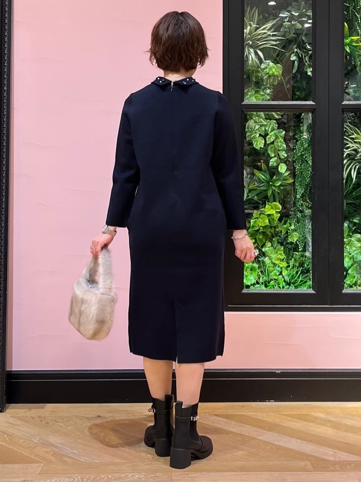 ogataさんの「DRESSTERIOR｜◆コンパクトフェイクファーバッグ」を使ったコーディネート