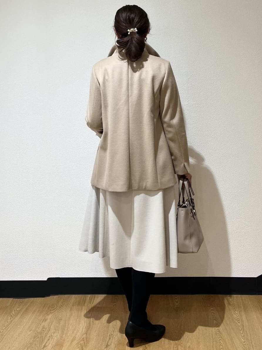 ayaさんの「Reflect｜【ほんのりラメ感◎】ふわふわフェザーヤーンハイネックニット」を使ったコーディネート