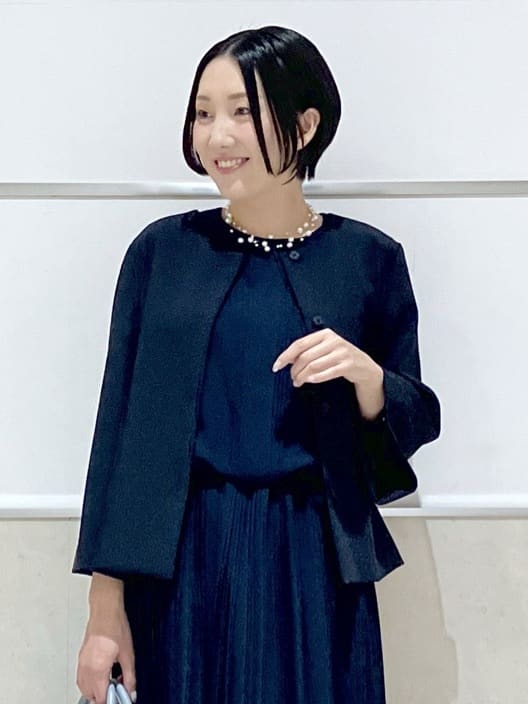 eriko さんの「Dessin｜ジョーゼットワンピース」を使ったコーディネート