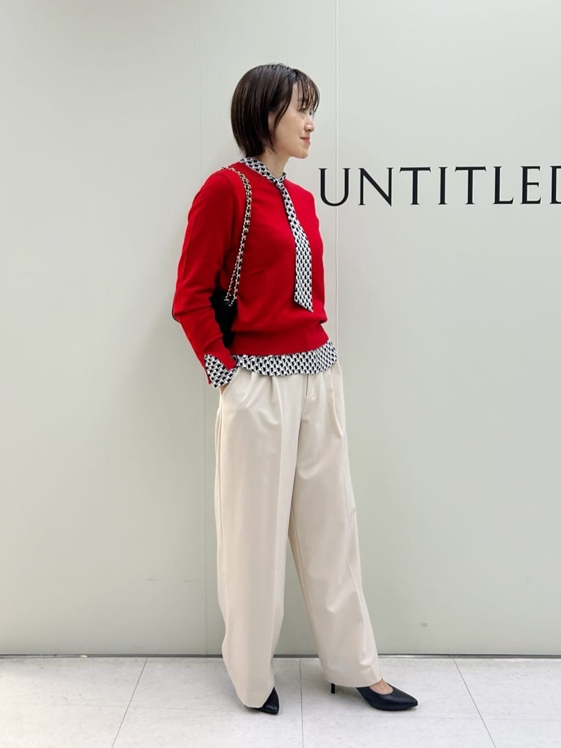 Mikiさんの「UNTITLED｜【アンサンブル可/洗える】ウォームスパンニット」を使ったコーディネート