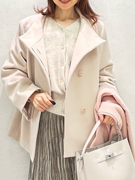 Miwaさんの「UNTITLED｜【ふわふわニット/前後2WAY】フォックスカシミヤカーディガン」を使ったコーディネート
