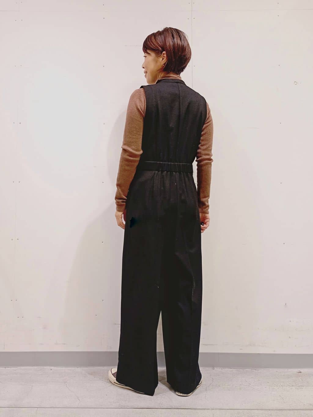 Kさんの「INDIVI｜【トレンド／スタイルアップ】ストレッチコンビネゾン」を使ったコーディネート