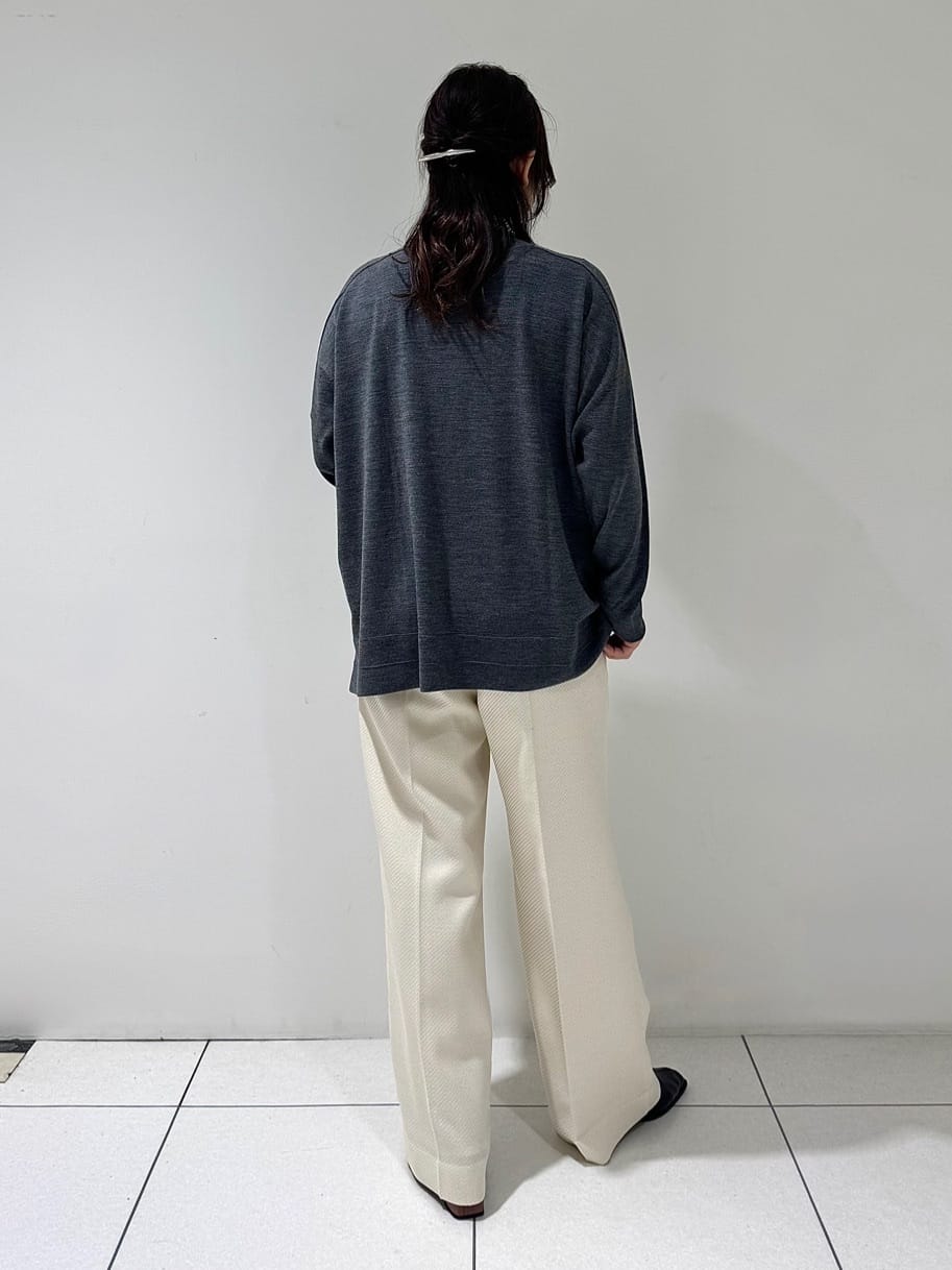 そんさんの「INDIVI｜【洗える／毛玉になりにくい】エクストラファインウール ハイネックニット」を使ったコーディネート