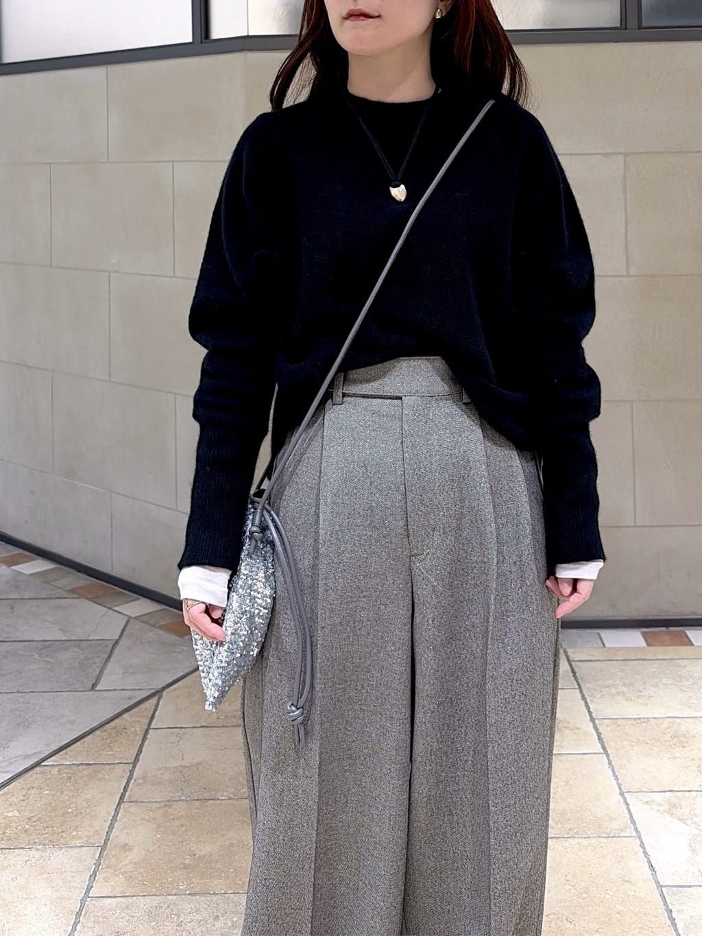 よねさんの「INDIVI｜【洗える】ヘアリーフォルムニット」を使ったコーディネート