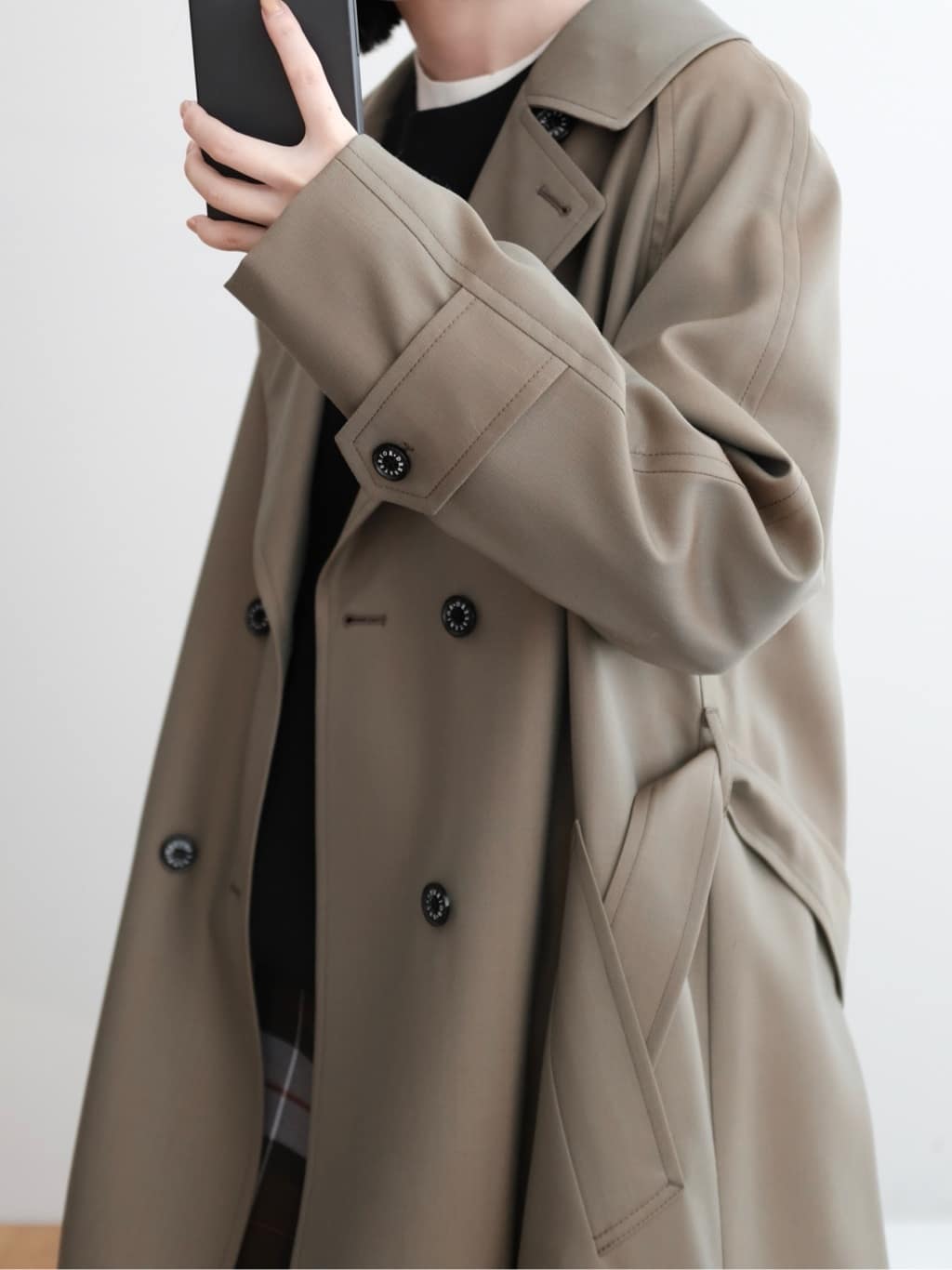 Kishimotoさんの「DRESSTERIOR｜◆【洗える/7色展開】ウォッシャブルコットンカシミヤニット」を使ったコーディネート