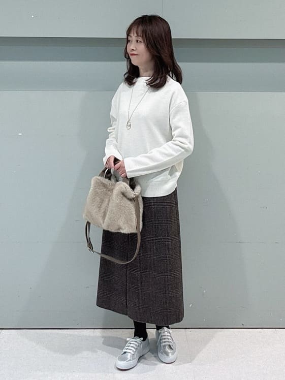 makiさんの「UNTITLED｜【はっ水機能/フード取り外し可/防寒】ロングダウンコート」を使ったコーディネート