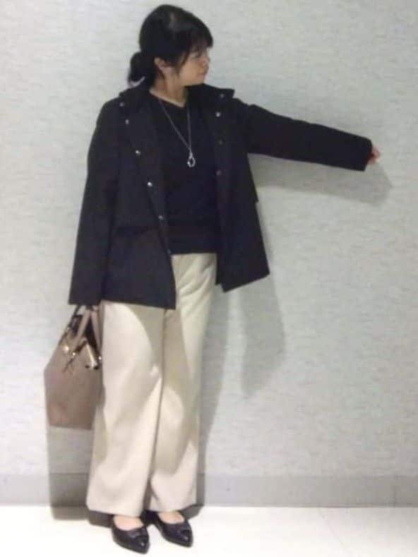 sakoさんの「Reflect｜【すっきり見え／フード取り外し可／通勤におすすめ◎】ライティアウター」を使ったコーディネート