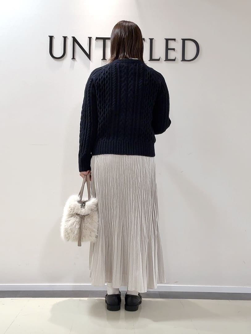 YUIさんの「UNTITLED｜【エレガントジャケット/アウター】イタリアンシャギーPコート」を使ったコーディネート