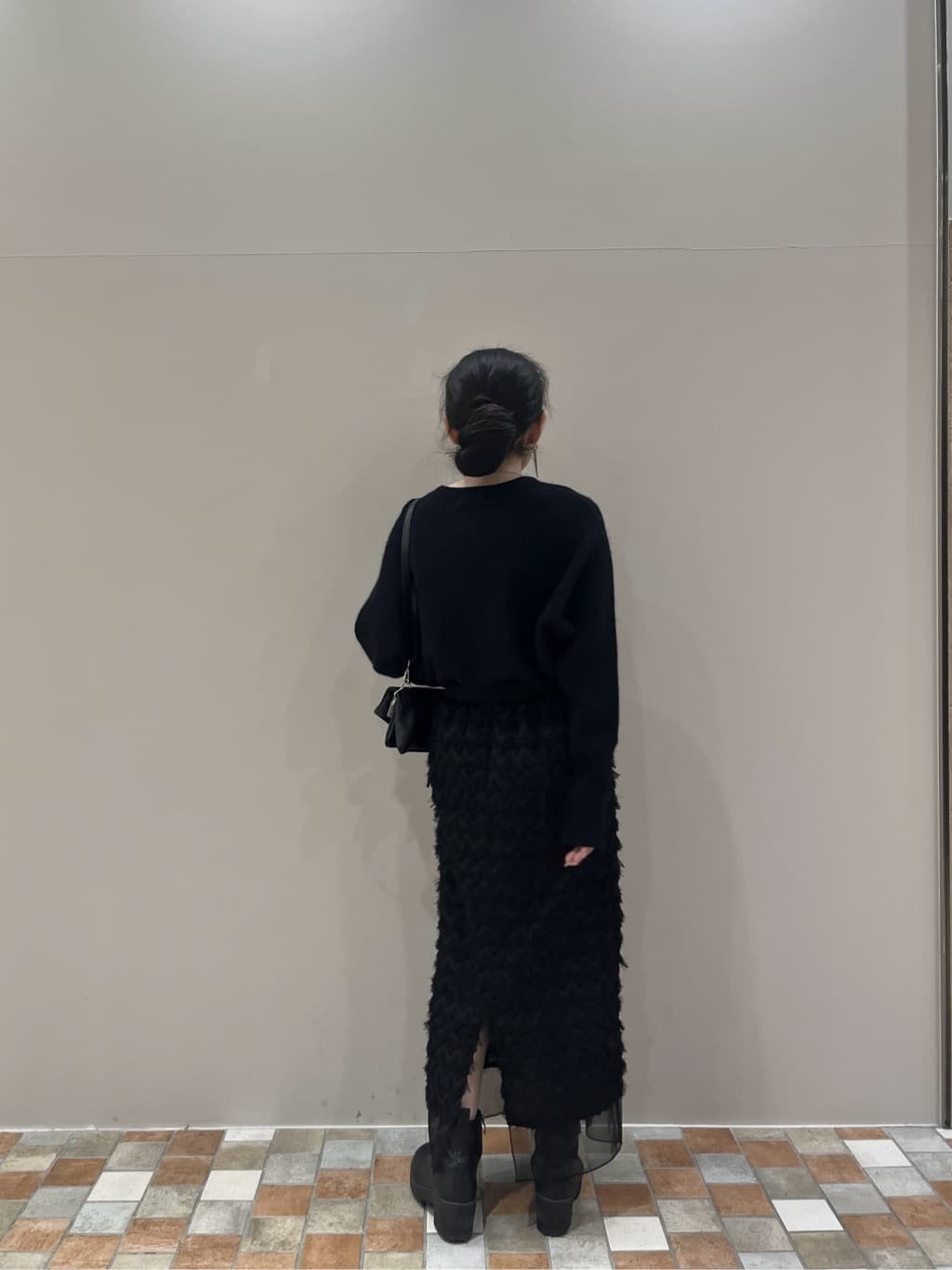 Uminoさんの「INDIVI｜【洗える】ヘアリーフォルムニット」を使ったコーディネート