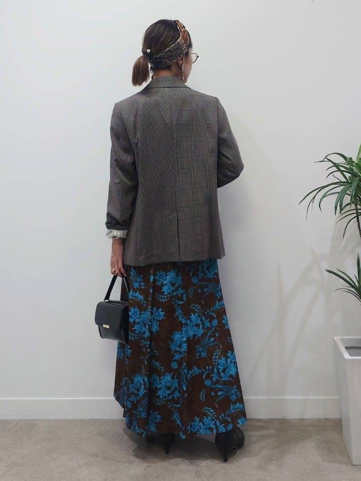 MUTSUKOさんの「UNTITLED｜【セットアップ可】ウールライク ダブルブレストジャケット」を使ったコーディネート