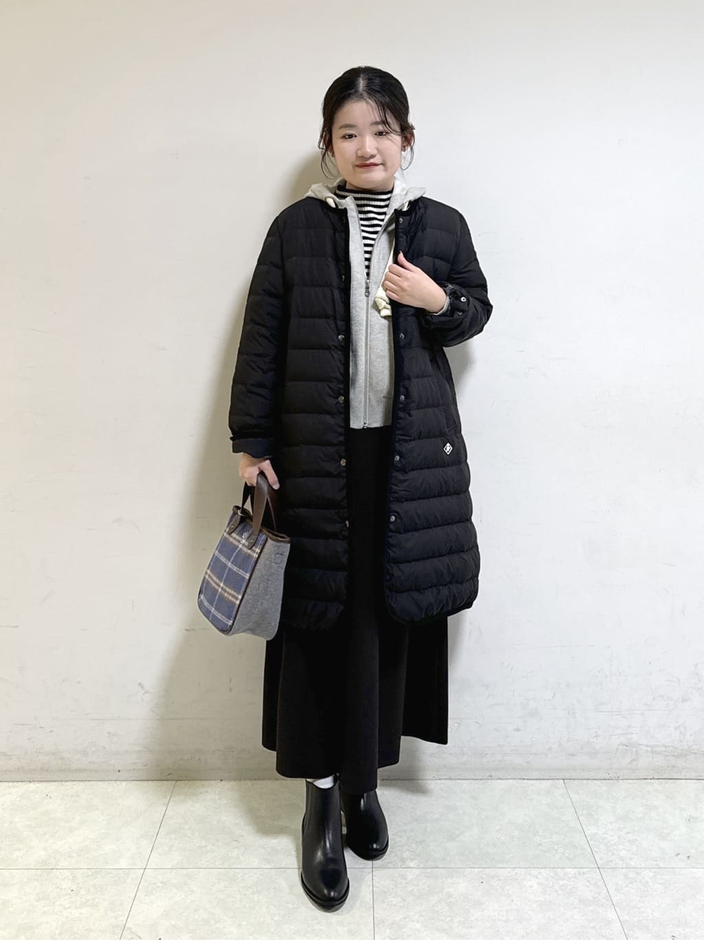 Harunaさんの「Dessin｜メルトンジャージフレアスカート」を使ったコーディネート