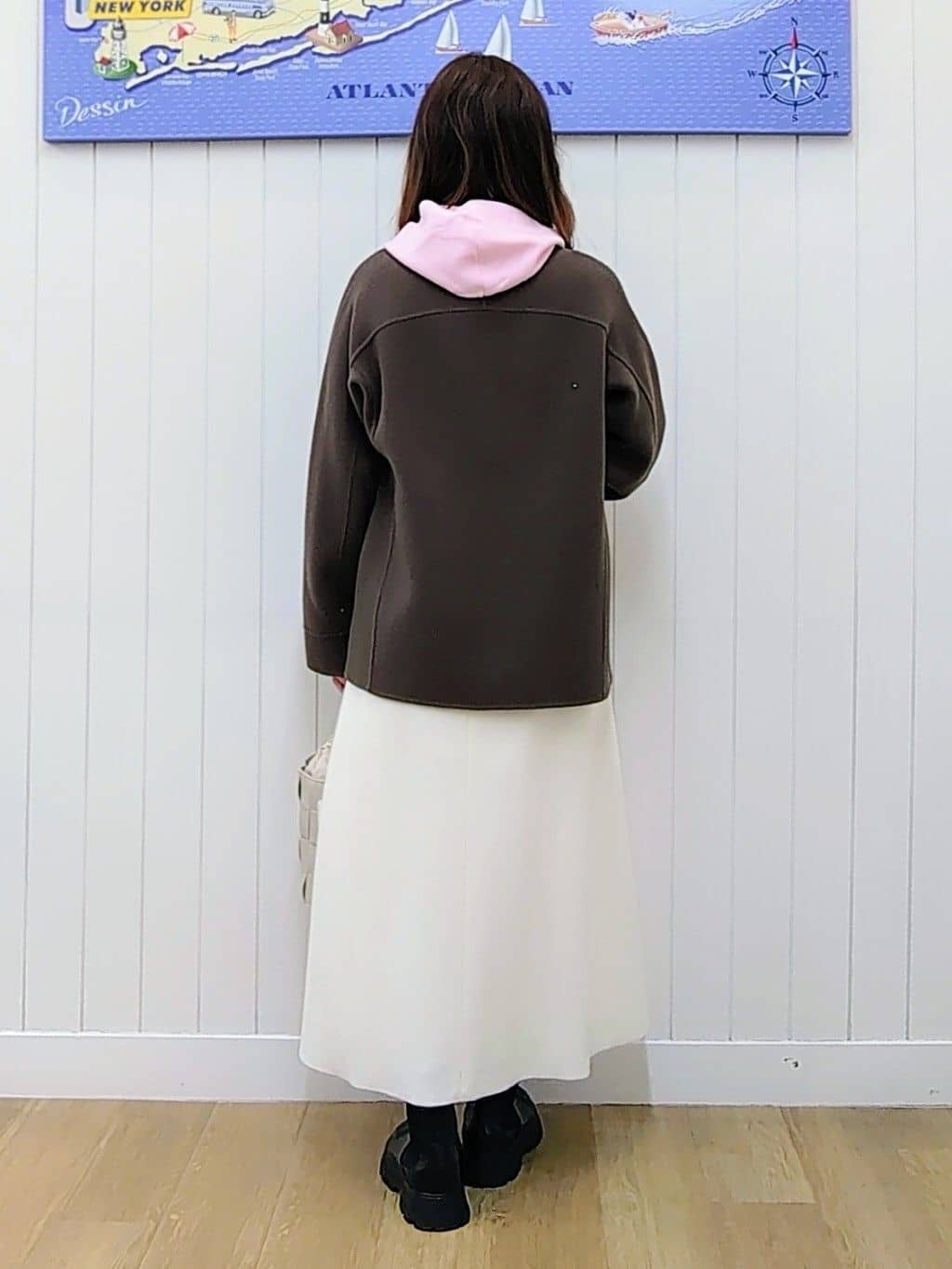 itoさんの「Dessin｜【洗える／体型カバー】ちょうどいいニットパーカ」を使ったコーディネート