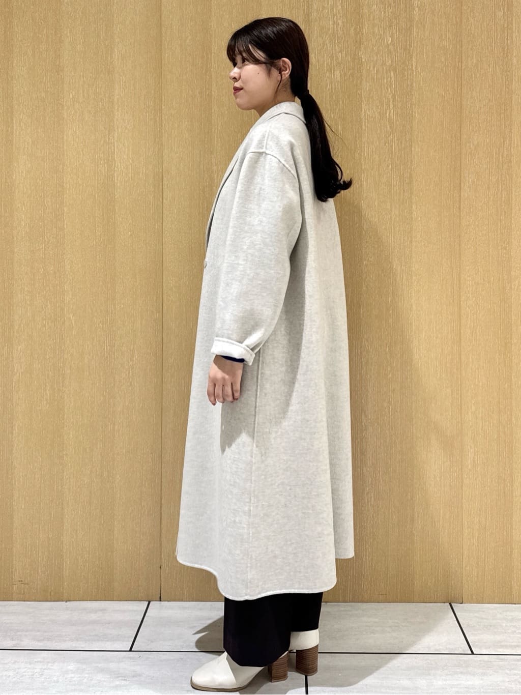 nanaさんの「UNTITLED｜【あったか素材/ストレッチ性】裏起毛ワイドパンツ」を使ったコーディネート