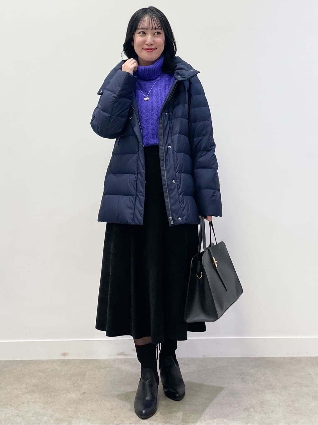yukariさんの「Reflect｜【SS-4Lサイズ】フーデッドミドルダウンコート」を使ったコーディネート