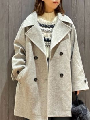 meiさんの「SHOO･LA･RUE｜【洗濯機可/S-LL】配色が大人かわいい　フェアアイル柄求心ニット」を使ったコーディネート