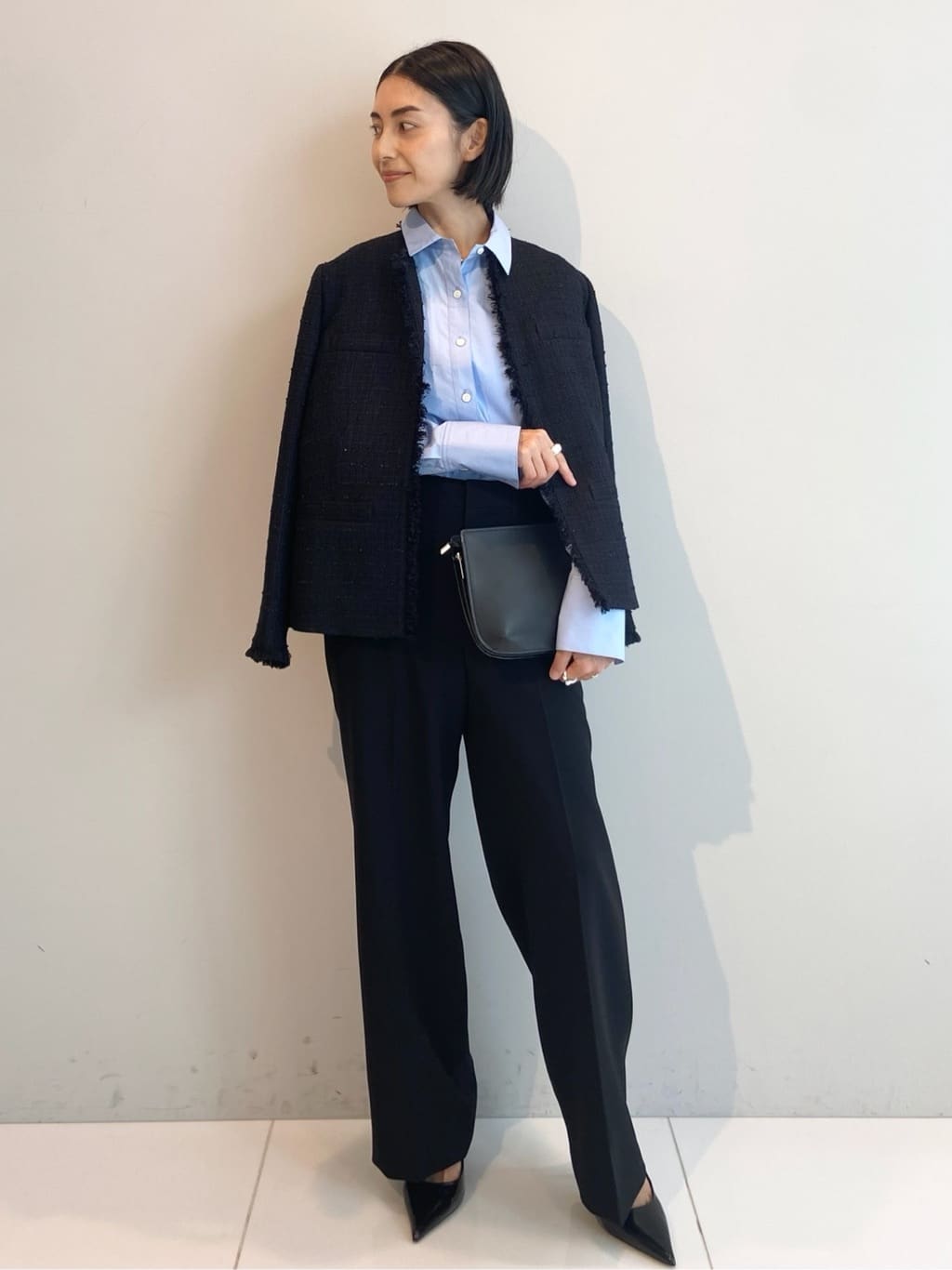 AYAさんの「UNTITLED｜【仕事着/スーツ】ファンシーツイード ジャケット」を使ったコーディネート