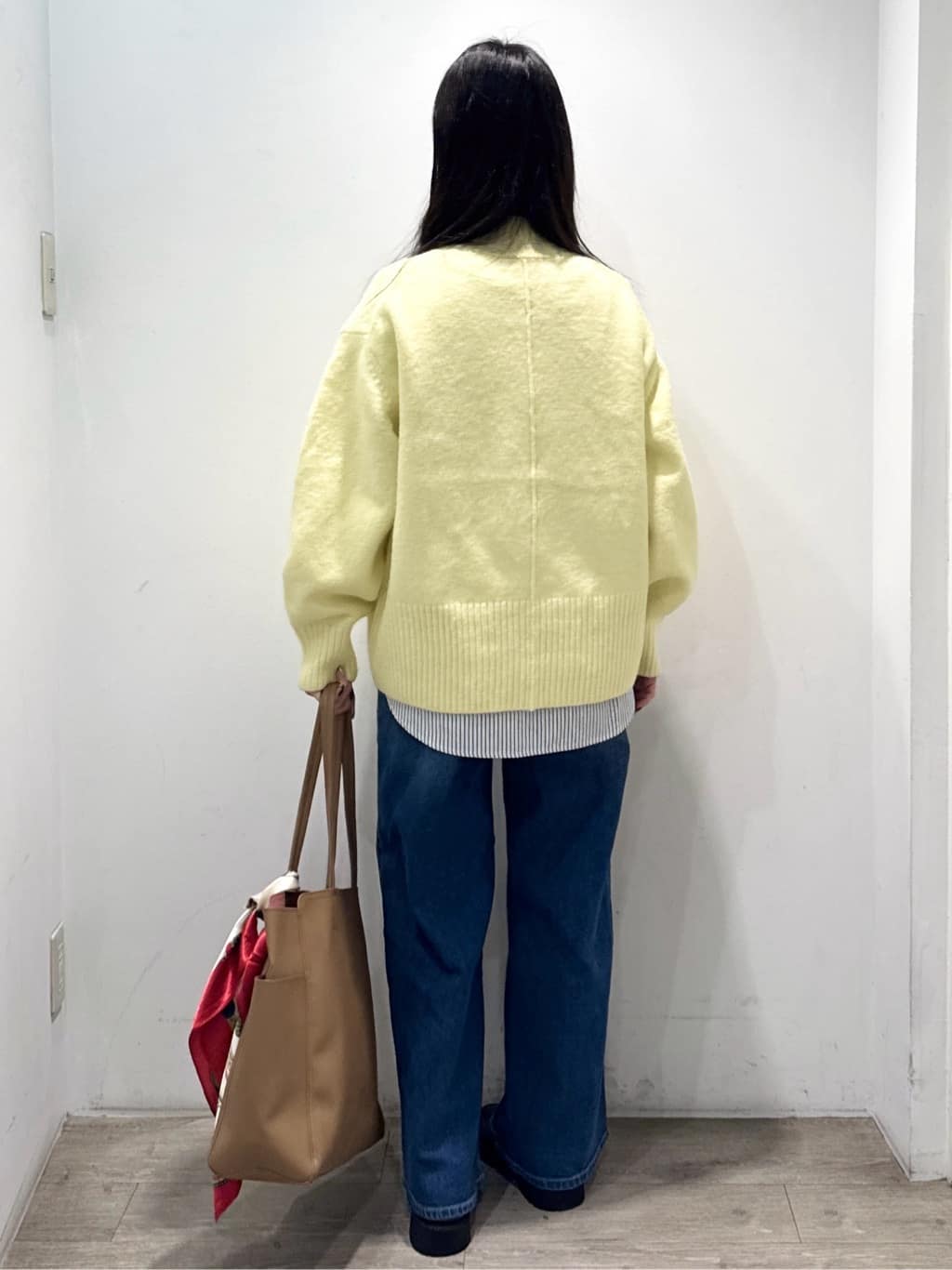 yuicciさんの「OPAQUE.CLIP｜ふわふわハイネックニット【洗濯機OK】」を使ったコーディネート