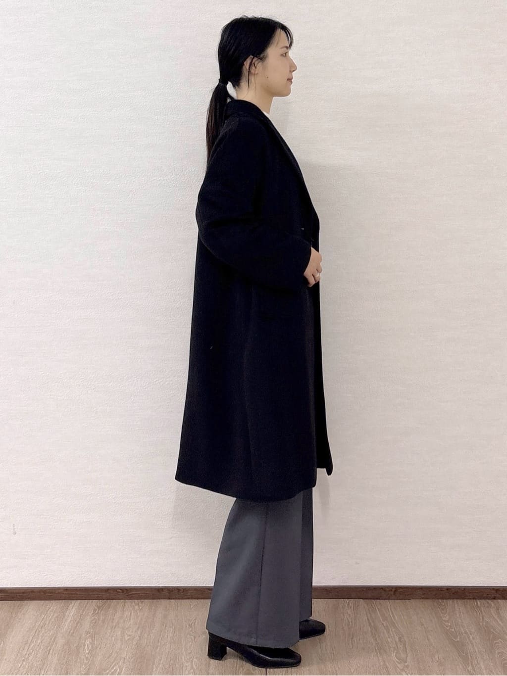 sachikoさんの「OPAQUE.CLIP｜カシミヤブレンドウールチェスターコート」を使ったコーディネート