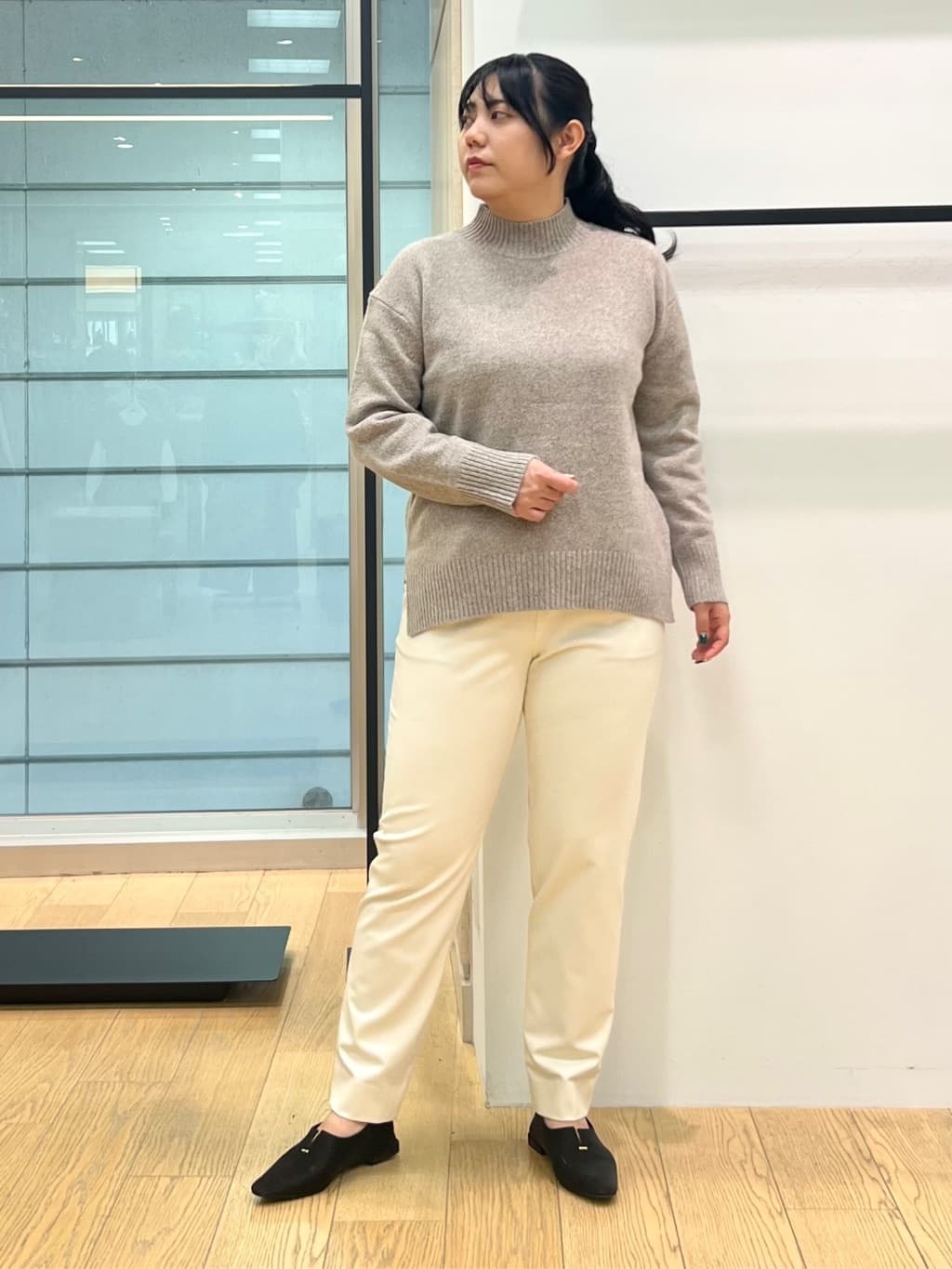 shimaさんの「INDIVI｜【名品コート／日本製】ウール100％チェスターコート」を使ったコーディネート