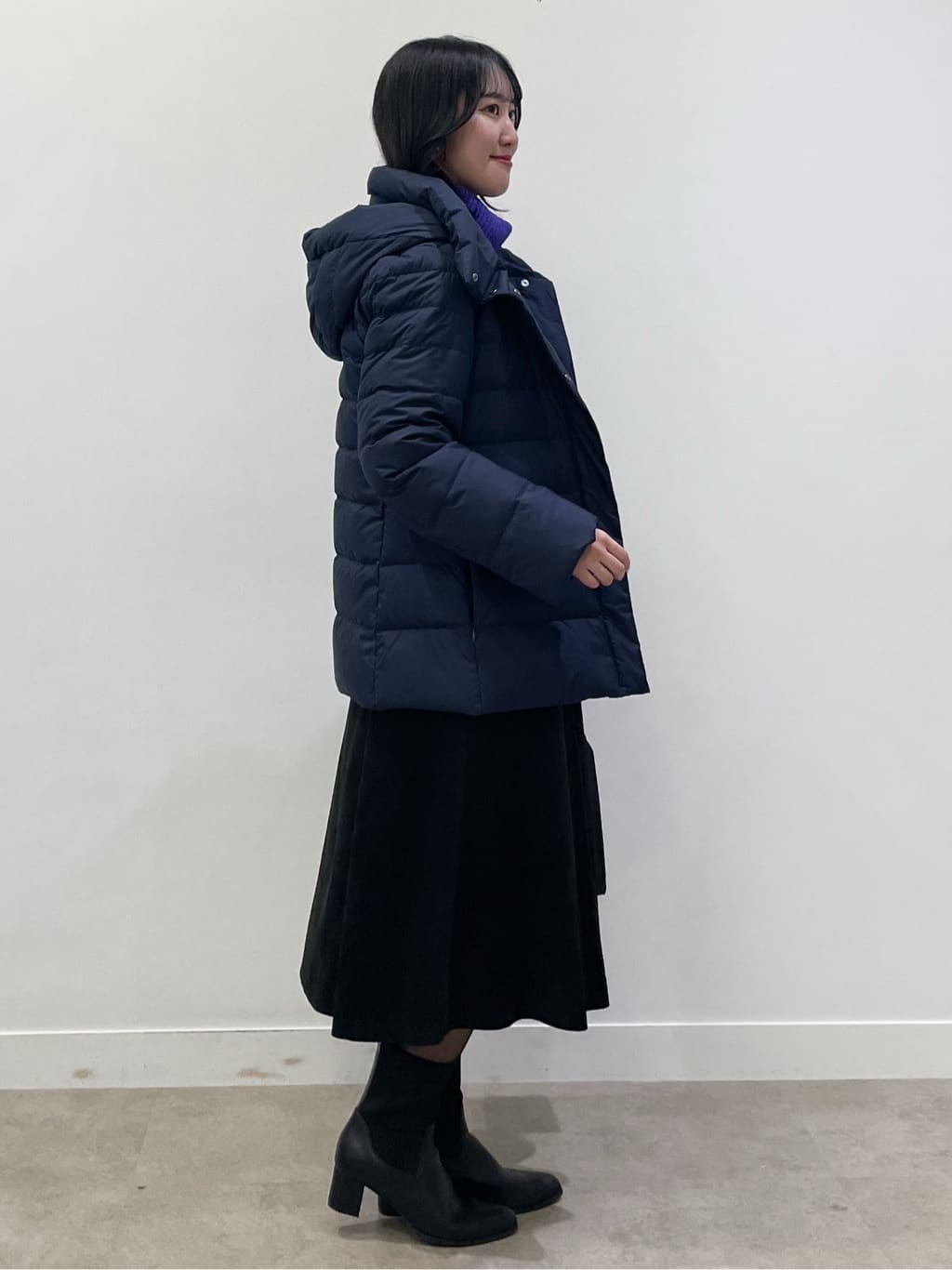 yukariさんの「Reflect｜【SS-4Lサイズ】フーデッドミドルダウンコート」を使ったコーディネート