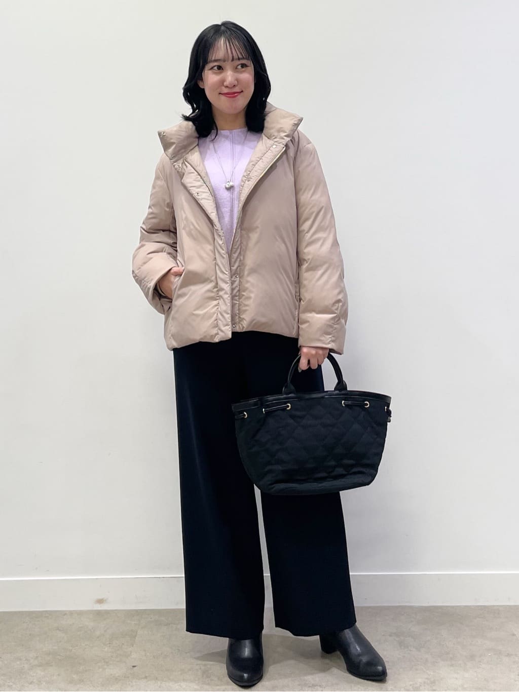 yukariさんの「Reflect｜【すっきりシルエット】ショート丈ダウンコート」を使ったコーディネート