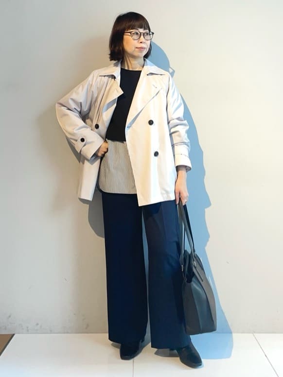 murayamaさんの「INDIVI｜【洗える／UVケア】レイヤード風デザイントップス」を使ったコーディネート