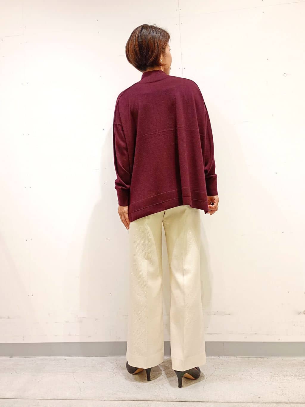 Kさんの「INDIVI｜【超軽量／蓄熱】ライトパフチェスターコート」を使ったコーディネート