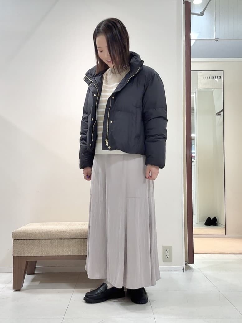 YUIさんの「UNTITLED｜【洗える】モックネックミラノリブニット」を使ったコーディネート