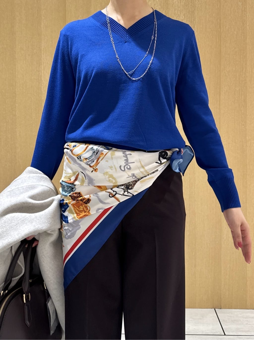 nanaさんの「UNTITLED｜【あったか素材/ストレッチ性】裏起毛ワイドパンツ」を使ったコーディネート