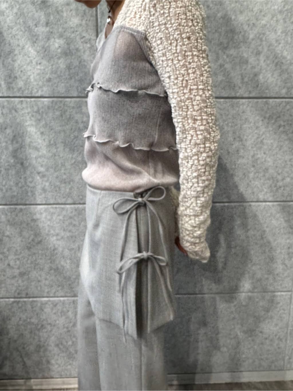 designer yukaさんの「CODE A｜layered skirt pants」を使ったコーディネート