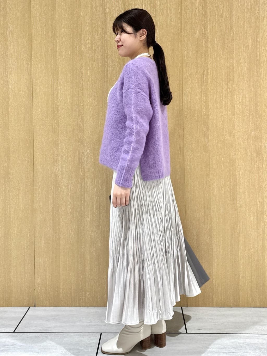 nanaさんの「UNTITLED｜【ゆったり】アルパカ混シャギーニット」を使ったコーディネート